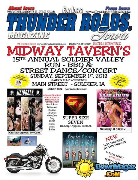 Thunder Roads of Iowa – July 2013 Thunder Roads of Iowa – July 2013