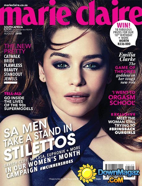 Marie Claire South Africa - August 2015 Marie Claire South Africa - August 2015