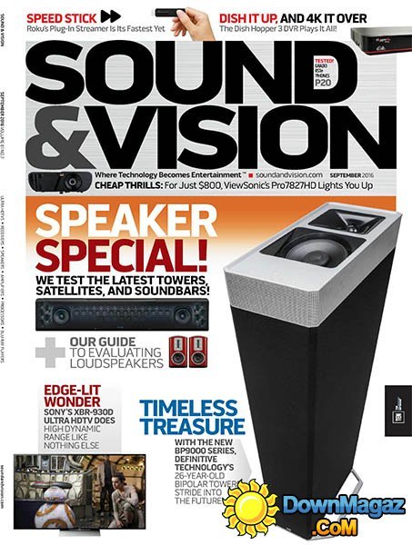 Sound & Vision - September 2016 Sound & Vision - September 2016