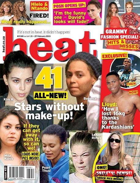 Heat South Africa - 21 February 2013 Heat South Africa - 21 February 2013