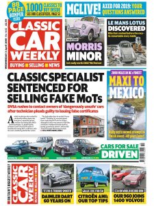 Classic Car Weekly - 3.04.2019 Classic Car Weekly - 3.04.2019