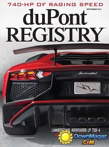 duPont REGISTRY - September 2015 duPont REGISTRY - September 2015