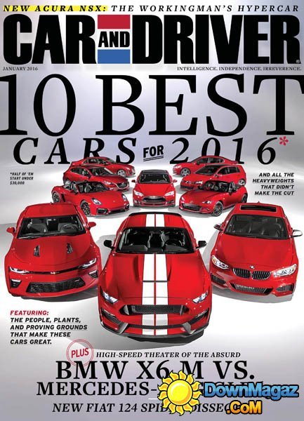 Car and Driver USA – January 2016