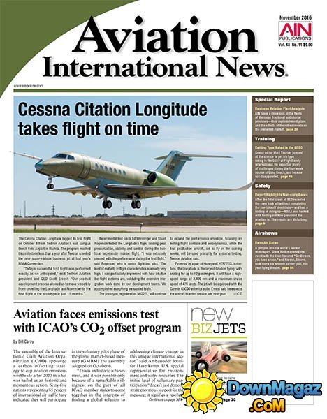 Aviation International News - November 2016 Aviation International News - November 2016