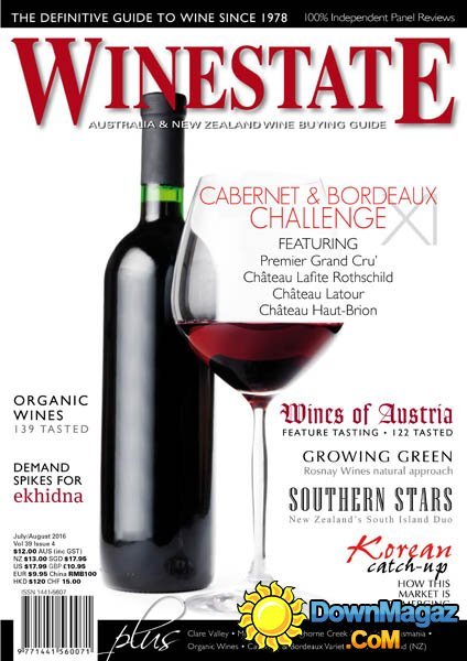Winestate - July - August 2016 Winestate - July - August 2016