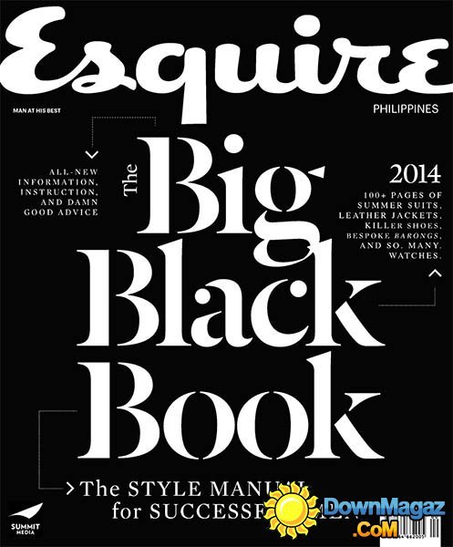 Esquire Philippines - Esquire Big Black Book 2014 Esquire Philippines - Esquire Big Black Book 2014