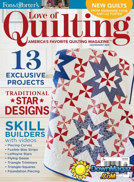 Love Of Quilting USA - July/August 2015 Love Of Quilting USA - July/August 2015