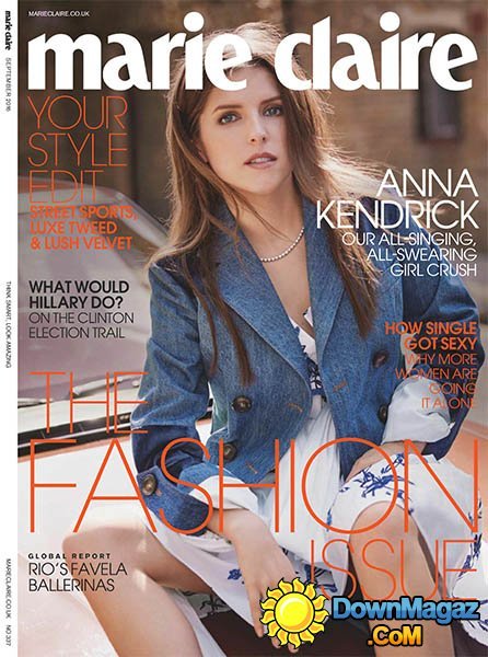 Marie Claire UK - September 2016 Marie Claire UK - September 2016