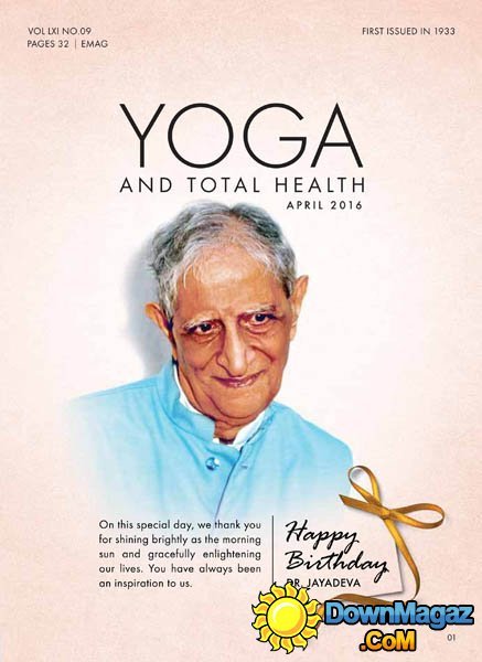 Yoga and Total Health - April 2016