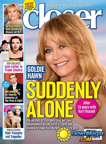 Closer USA - 28.11.2016 Closer USA - 28.11.2016