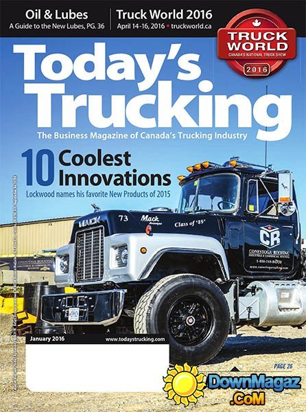 Today's Trucking CA - January 2016 Today's Trucking CA - January 2016