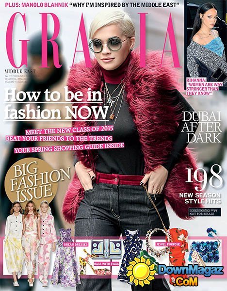 Grazia Middle East - 25 March 2015 Grazia Middle East - 25 March 2015