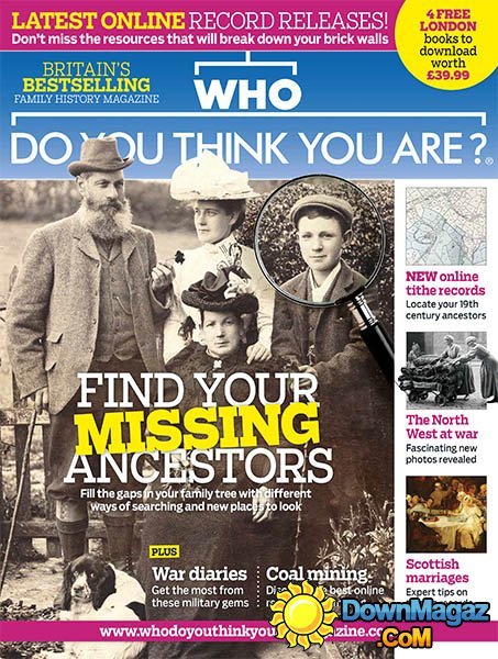 Who Do You Think You Are - April 2014 Who Do You Think You Are - April 2014