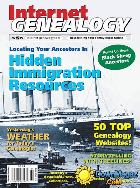 Internet Genealogy - February/March 2015