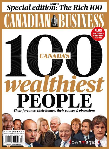Canadian Business - Winter 2010/2011 Canadian Business - Winter 2010/2011