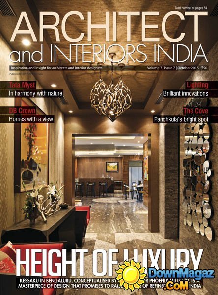 Architect & Interiors India - October 2015 Architect & Interiors India - October 2015