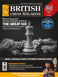British Chess - 08.2018 British Chess - 08.2018
