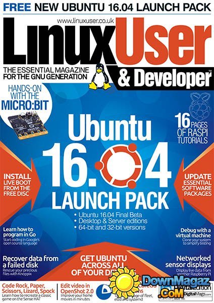 Linux User & Developer - Issue 165 2016 Linux User & Developer - Issue 165 2016