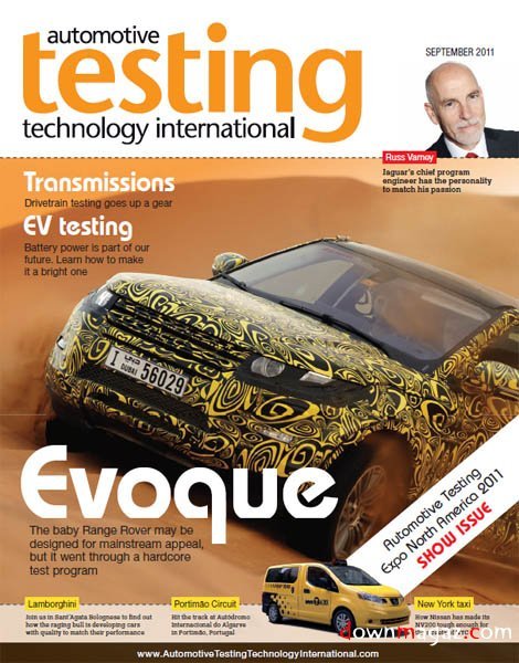 Automotive Testing Technology International - September 2011 Automotive Testing Technology International - September 2011