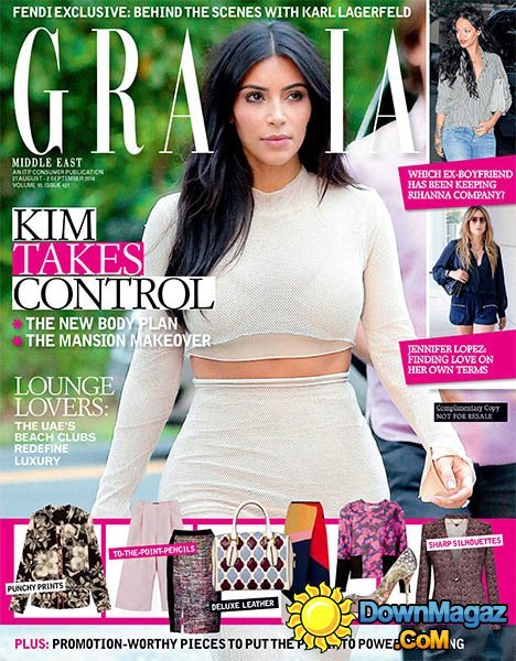 Grazia Middle East - 27 August 2014 Grazia Middle East - 27 August 2014