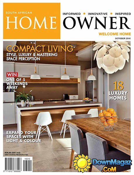 South African Home Owner - October 2016 South African Home Owner - October 2016
