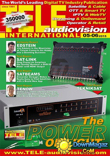 TELE-audiovision - May/June 2015 TELE-audiovision - May/June 2015