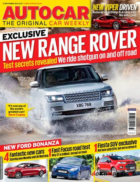 Autocar UK Magazine 12 September 2012 Autocar UK Magazine 12 September 2012