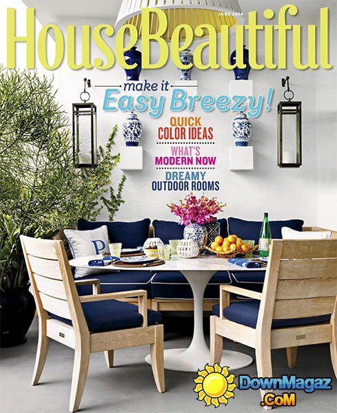 House Beautiful USA - June 2014 House Beautiful USA - June 2014