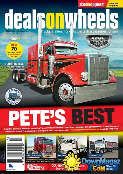 Deals On Wheels AU - Issue 400 Deals On Wheels AU - Issue 400