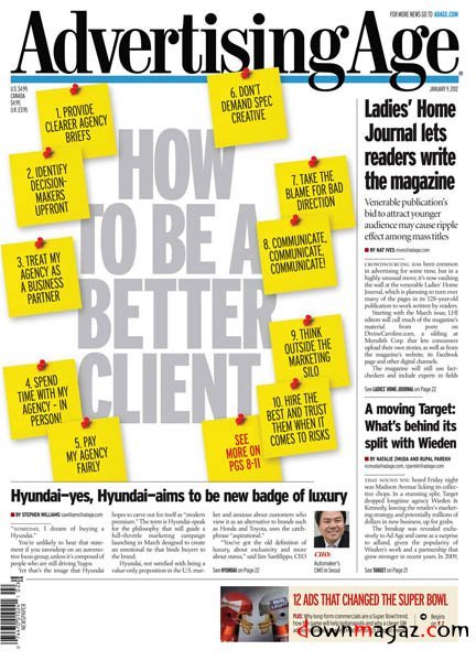Advertising Age - 9 January 2012 Advertising Age - 9 January 2012