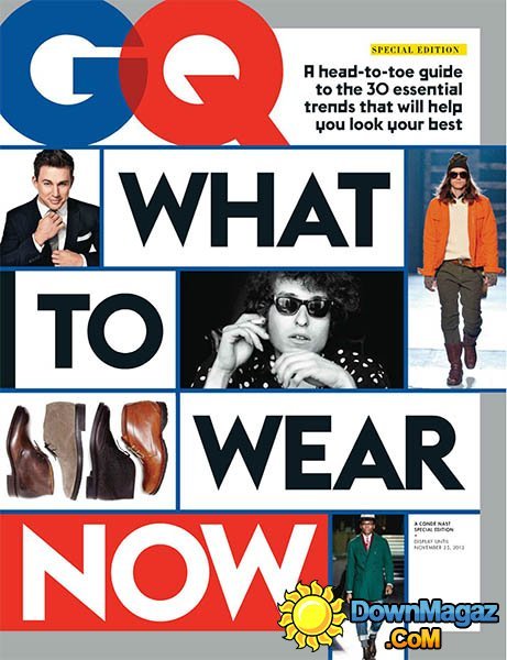 GQ What to Wear Now USA - 2013