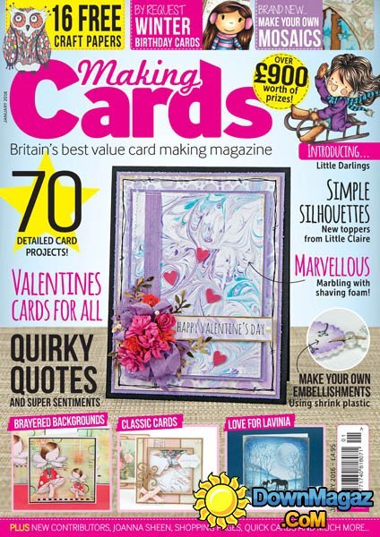 Making Cards UK - January 2016