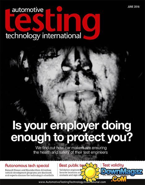 Automotive Testing Technology International - June 2016 Automotive Testing Technology International - June 2016