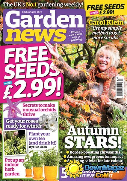 Garden News - October 29, 2016 Garden News - October 29, 2016