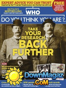 Who Do You Think You Are? - 02.2017 Who Do You Think You Are? - 02.2017