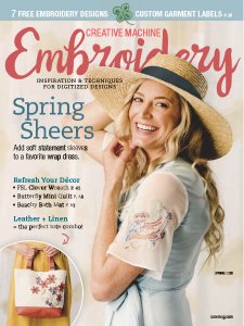 Creative Machine Embroidery - Spring 2020 Creative Machine Embroidery - Spring 2020