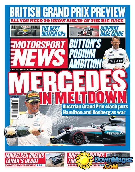 Motorsport News - 6 July 2016