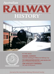 Australian Railway History – 04.2018 Australian Railway History – 04.2018