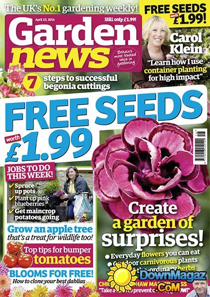 Garden News - April 23, 2016 Garden News - April 23, 2016