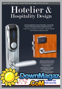 Hotelier & Hospitality Design - 08.2017 Hotelier & Hospitality Design - 08.2017