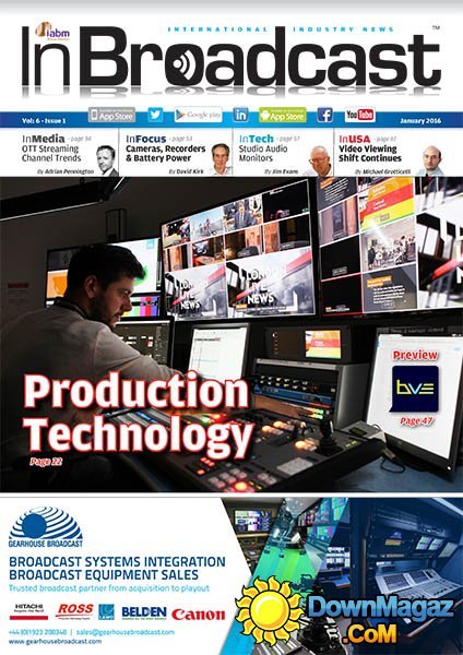 In Broadcast UK - January 2016
