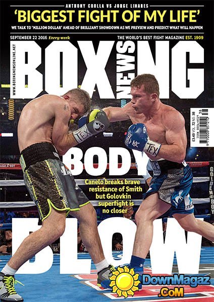 Boxing News - September 22, 2016 Boxing News - September 22, 2016