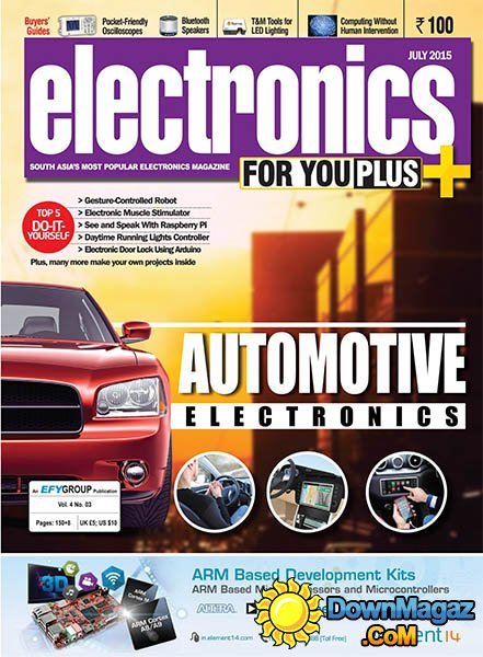 Electronics For You - July 2015 Electronics For You - July 2015