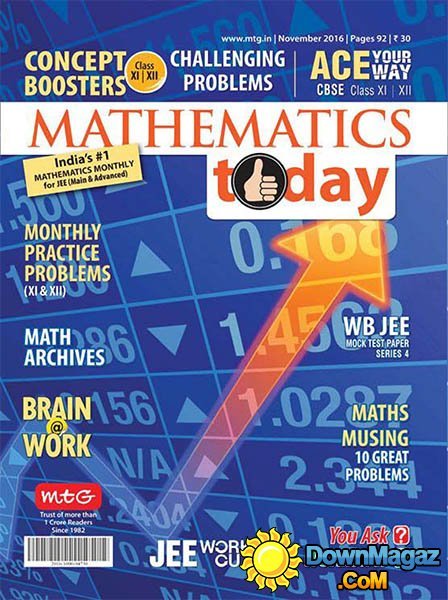 Mathematics Today - November 2016 Mathematics Today - November 2016