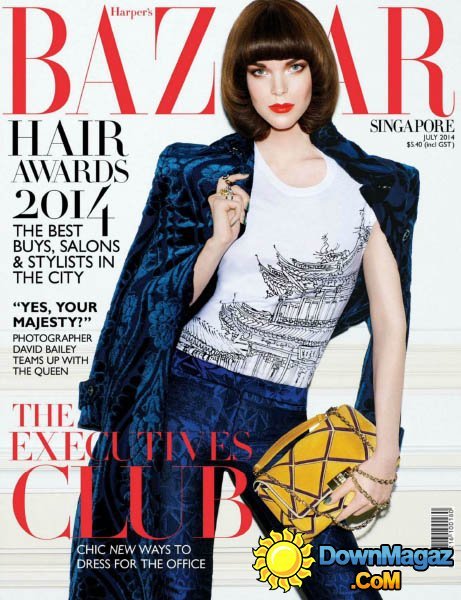 Harper's Bazaar Singapore - July 2014
