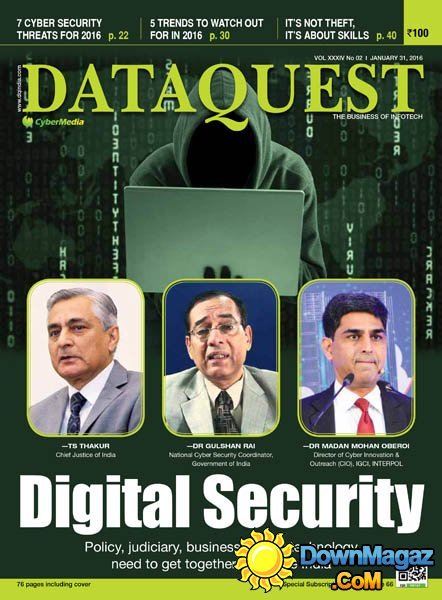 DataQuest - 31 January 2016 DataQuest - 31 January 2016