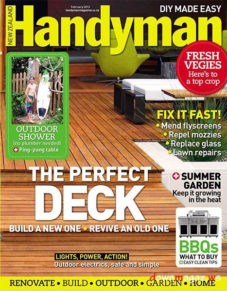 Handyman New Zealand - February 2013 Handyman New Zealand - February 2013