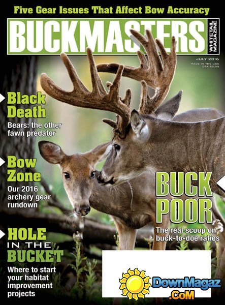 Buckmasters Whitetail - July 2016 Buckmasters Whitetail - July 2016