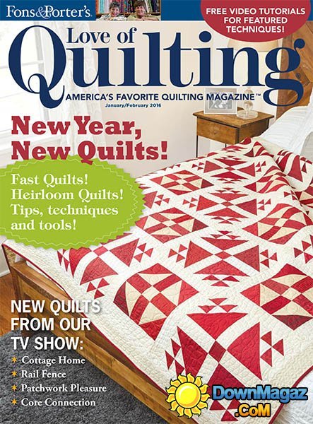 Love of Quilting USA - January/February 2016 Love of Quilting USA - January/February 2016