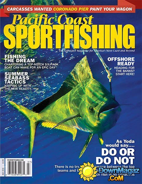Pacific Coast Sportfishing - July 2016